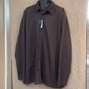 NEW Perry Ellis 100% Polyester 3XLT Longsleeve